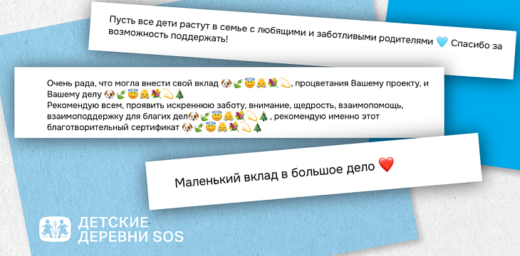 Теперь помочь «Детским деревням SOS» можно на Ozon